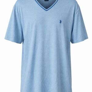 U.S. Polo Assn. Sky Blue V-Neck Tee